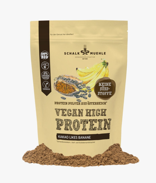 Bio Protein Mix mit Bananen Pulver + Kakao